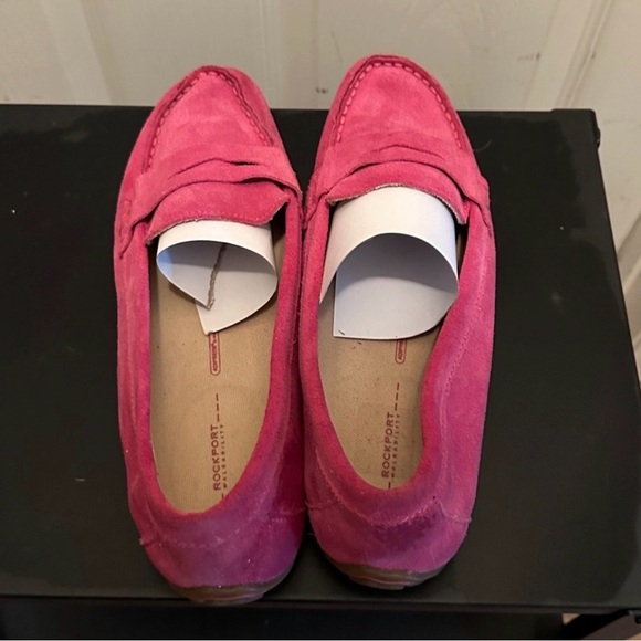 Rockport by Adidas Pink Suede Loafers - Picture 3 of 5
